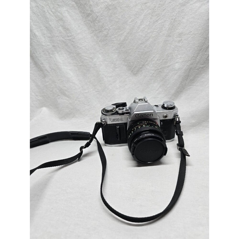 Canon AE-1 35mm Film Camera Canon 50mm Lens- NOT TESTED